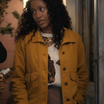 The Burbs Keke Palmer Yellow Jacket